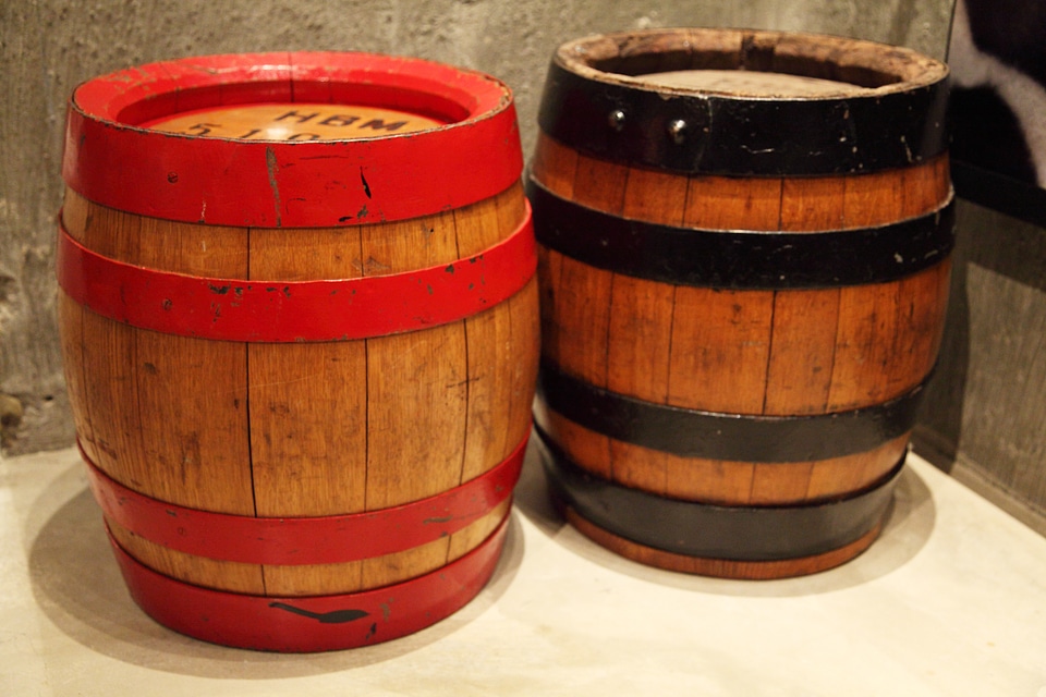 Brown container drink