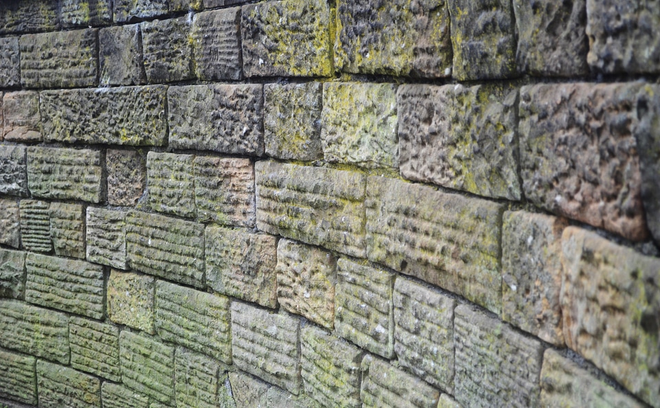 Wallpaper sandstone fence