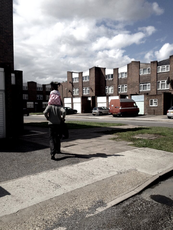 People flats building