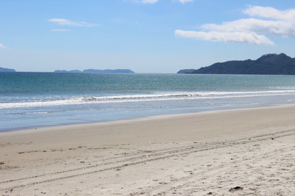 Water vacation sand