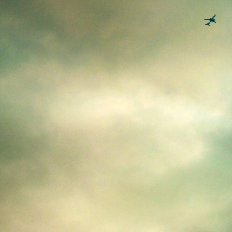 Clouds air airplane