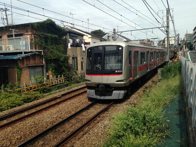 Electric train toyoko lead vehicle photo