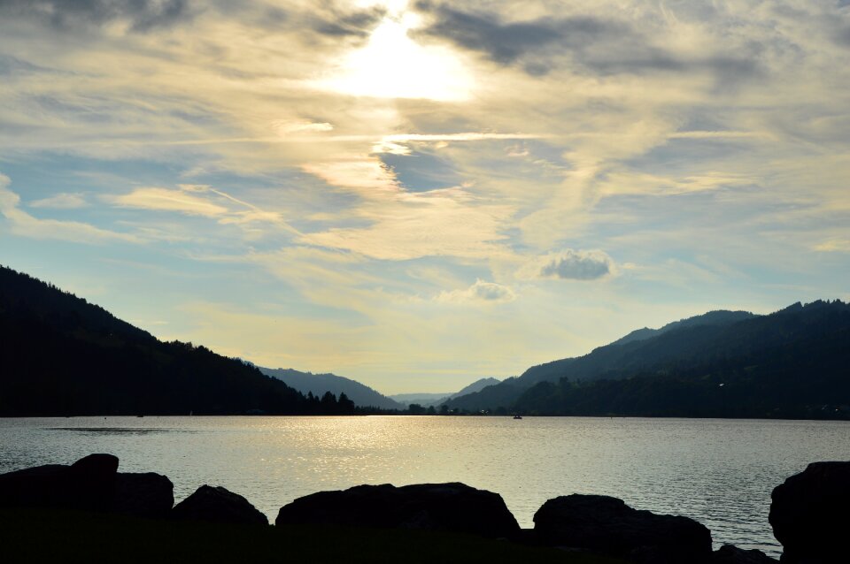 Sky view lake