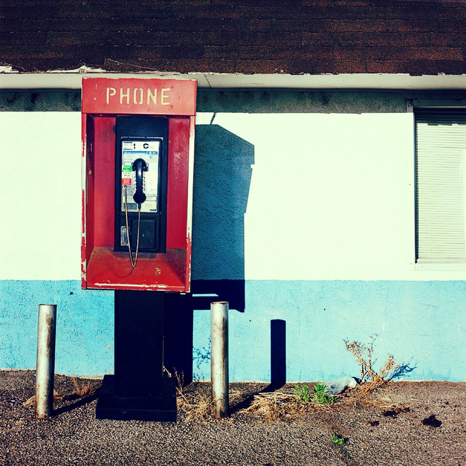 Talk pay phone street