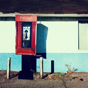Talk pay phone street