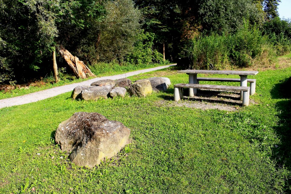 Table benches fireplace