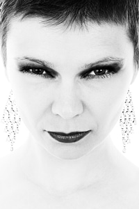 White caucasian face