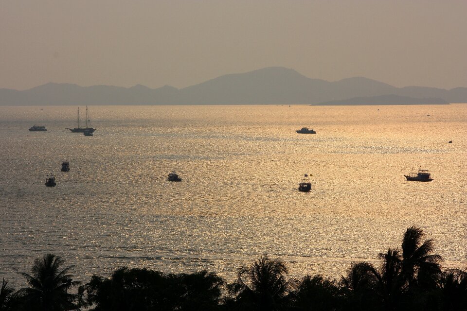 Sunset in the evening peace