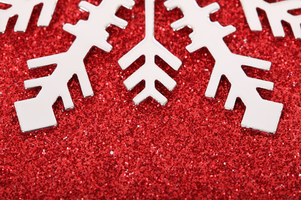 Flake glitter ice