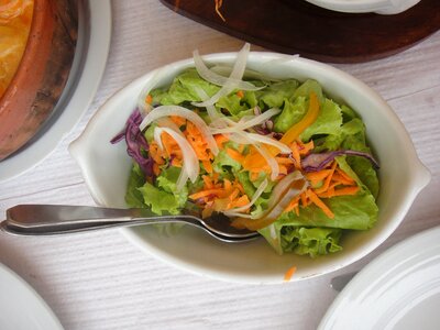 Salad food vegetarian photo