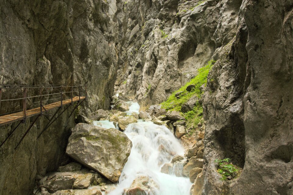 River mountains stream photo