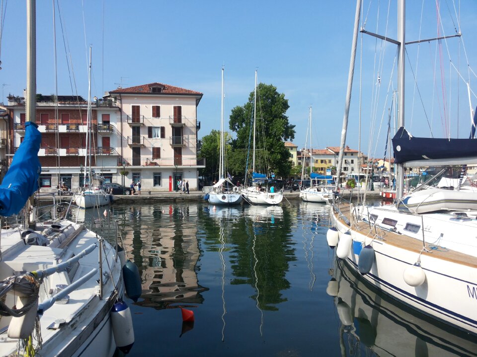 Boats port water