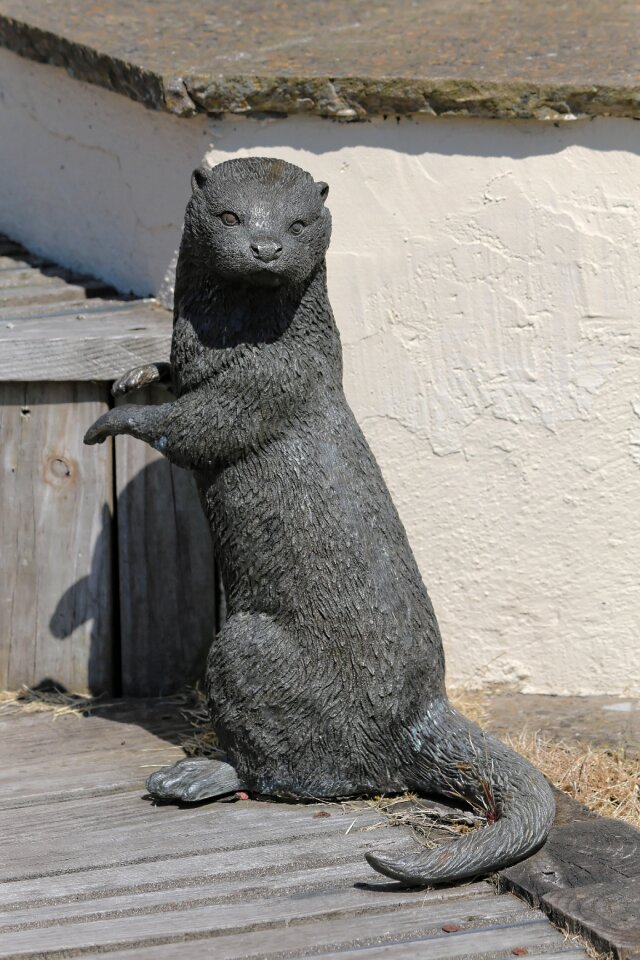 River bronze statue