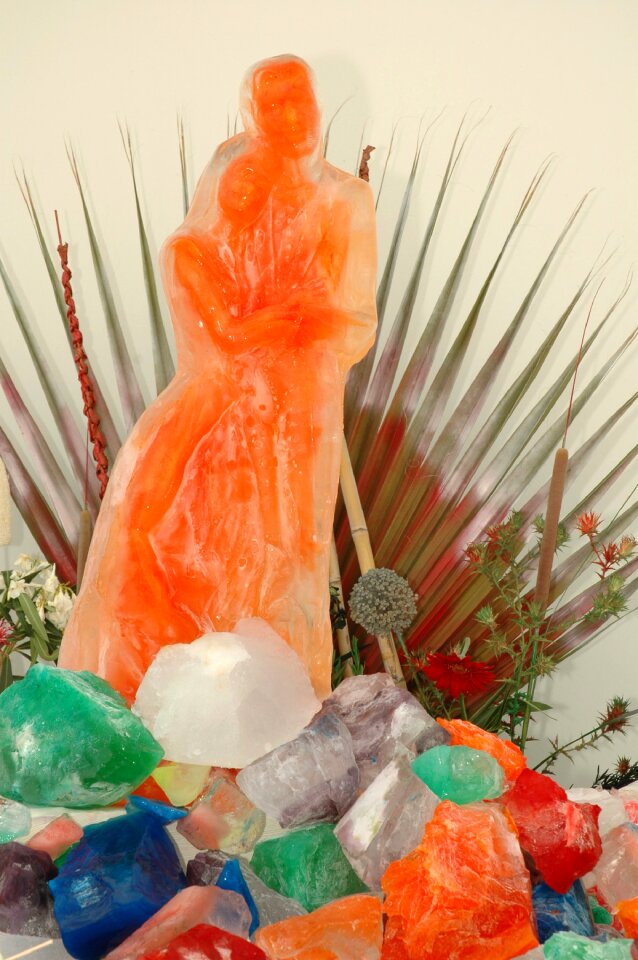 Buffet ice sculpture wedding