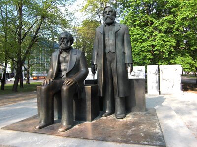 Karl-liebknecht-straße berlin statues photo