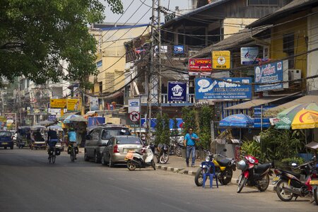 Laos traffic means of communication