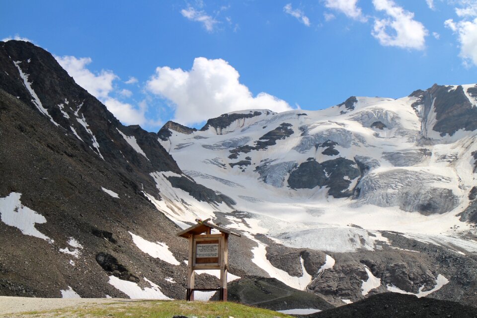 Snow high mountains austria