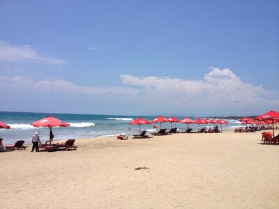 Bali beach waves