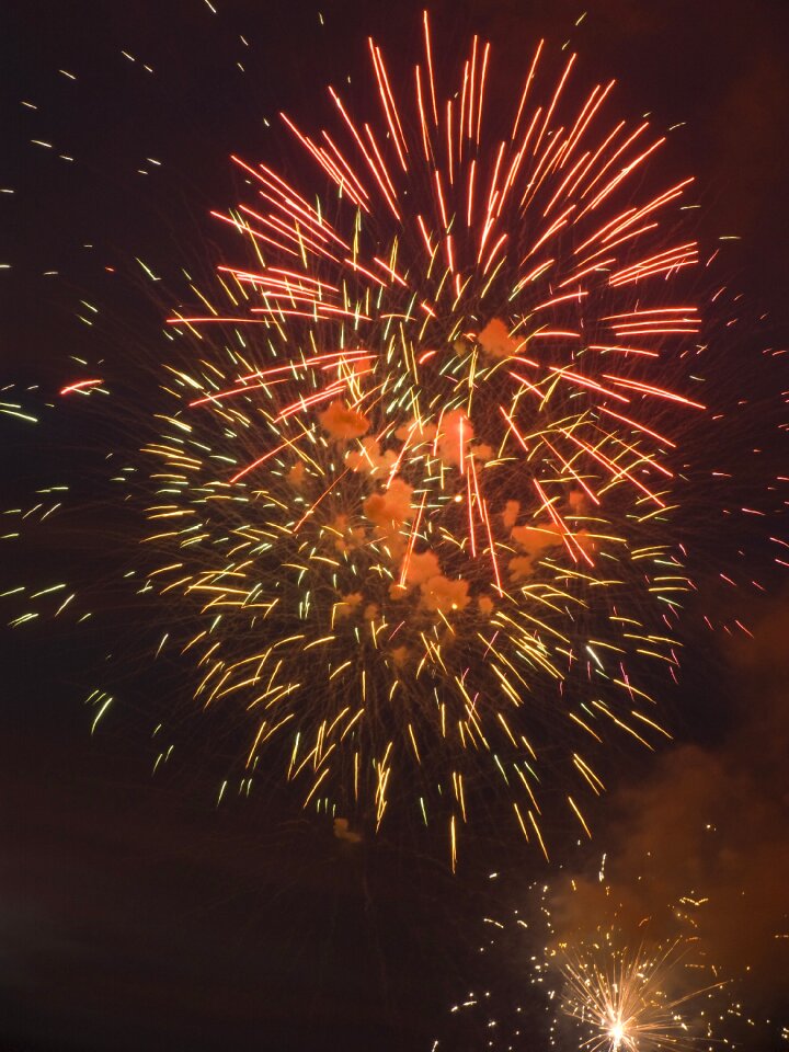 Pyrotechnics fires artificial