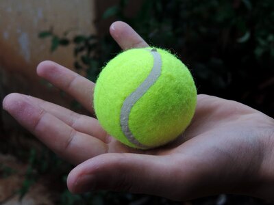 Ball green tennis photo