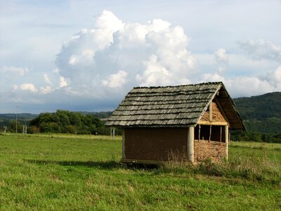 Meadow log cabin eifel photo