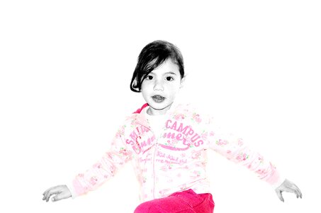 Kids portrait little girl