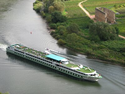 Transport boat river navigation