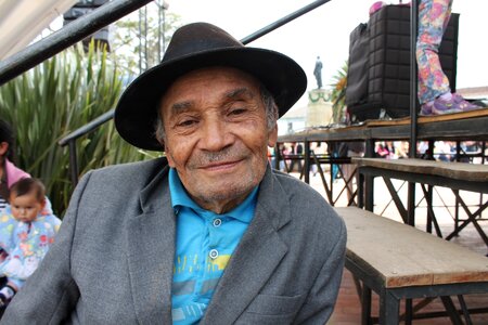 Grandfather peasant colombia