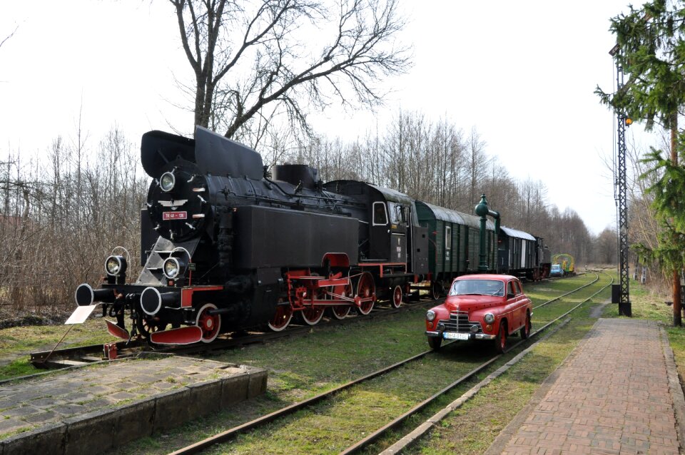 Railway station białowieża poland photo