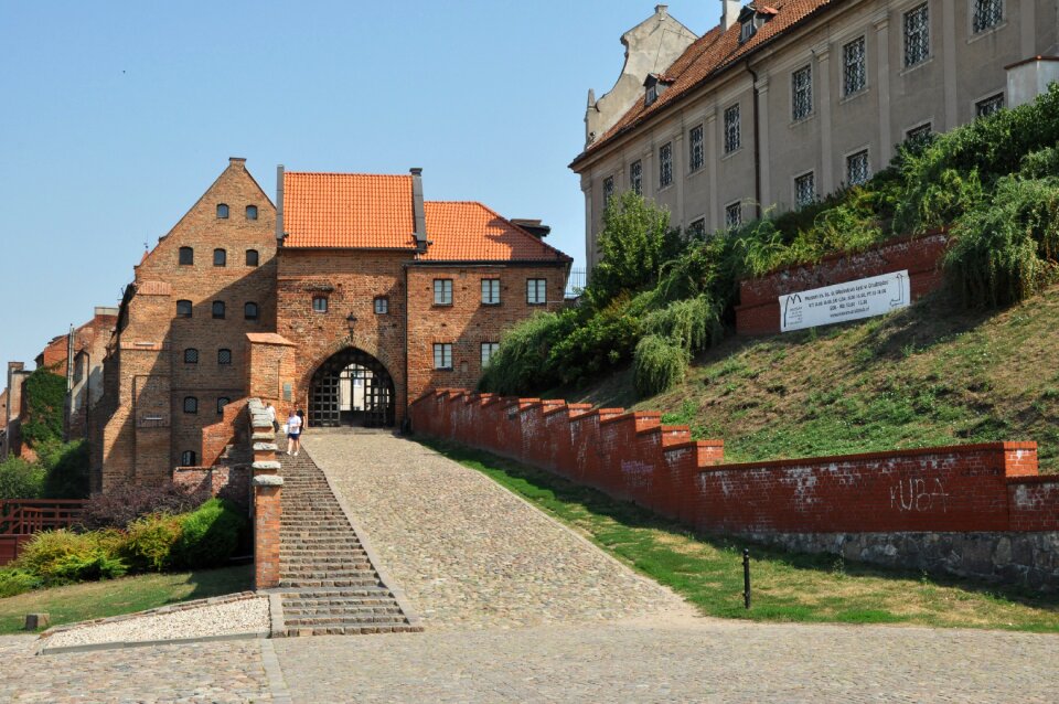 The city walls city grudziadz