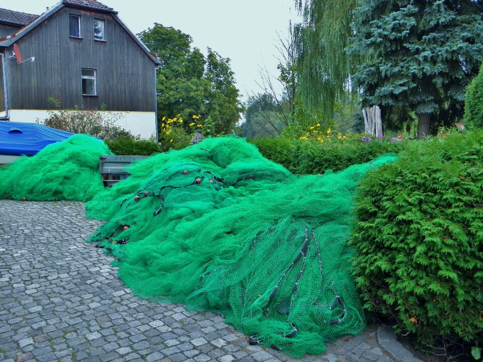 Fishing networks dry nets