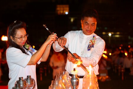 Thailand ceremony flame