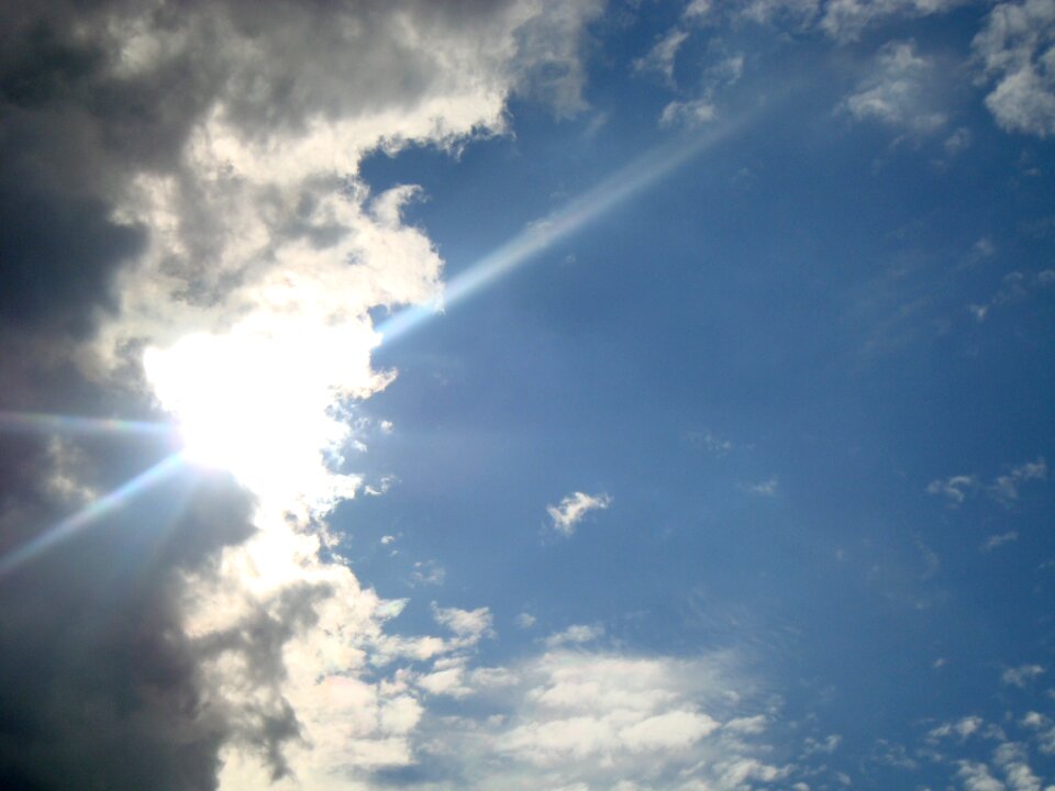 White clouds day