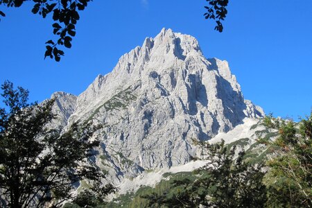 Hike austria steep wall photo