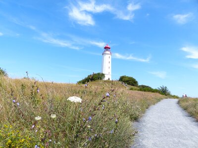 Lighthouse summer baltic sea