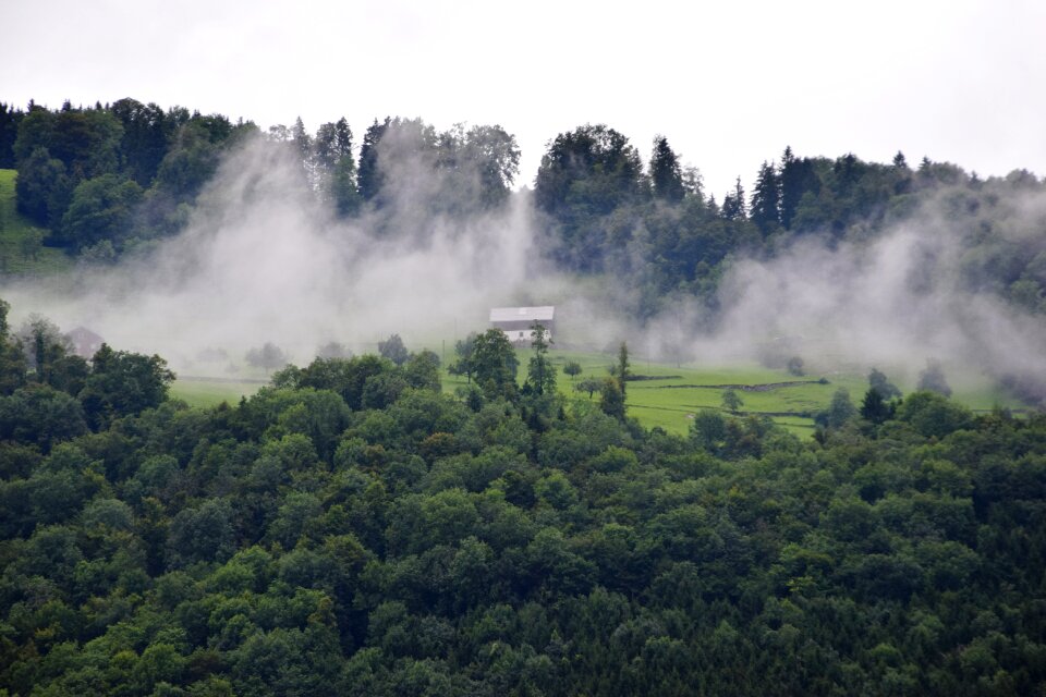 Cloudiness hiking rainy