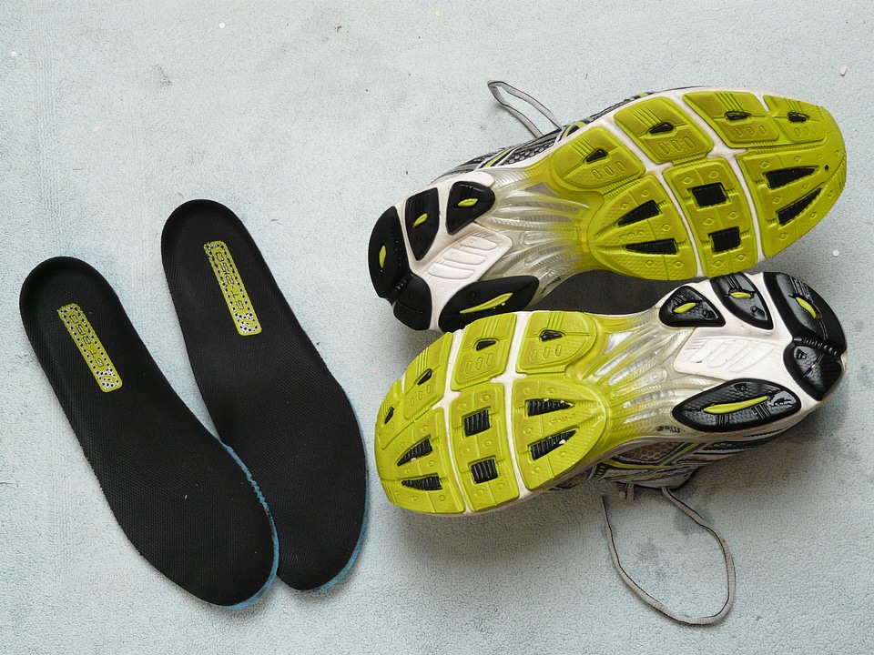 Shoe soles deposits sport
