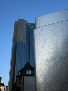 Bank skyscrapers city