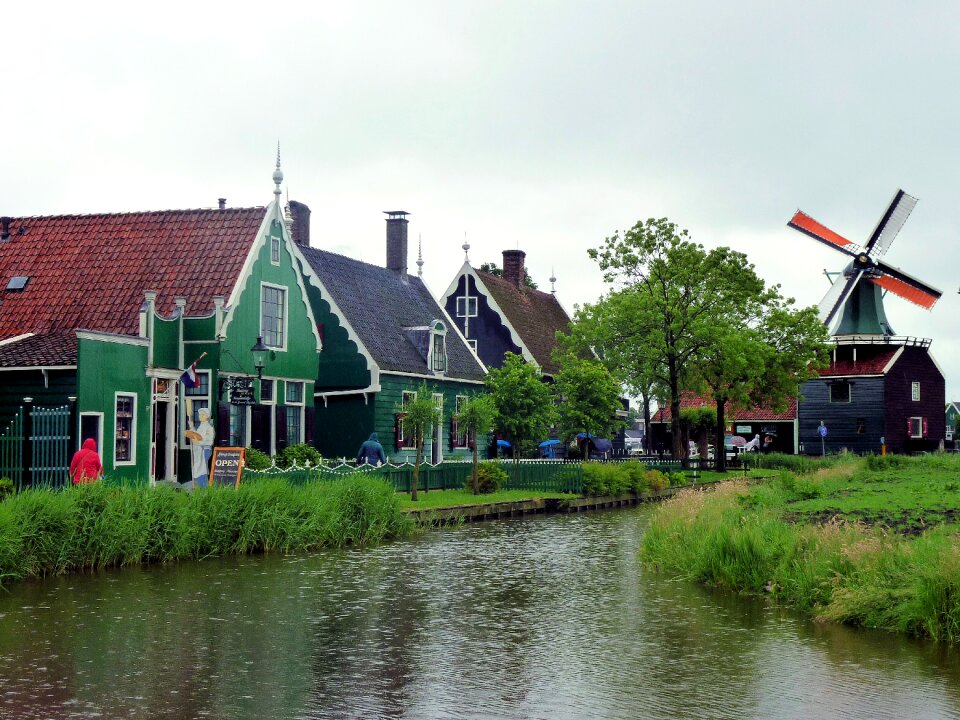 Zaanse schans historic scenic