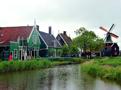 Zaanse schans historic scenic