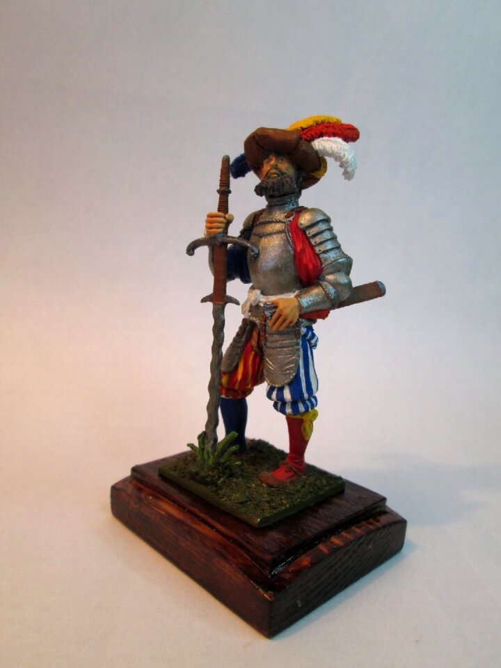 Tin soldier on a stand