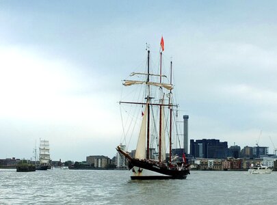 Sail masts city photo