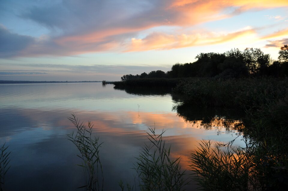 Water clouds light