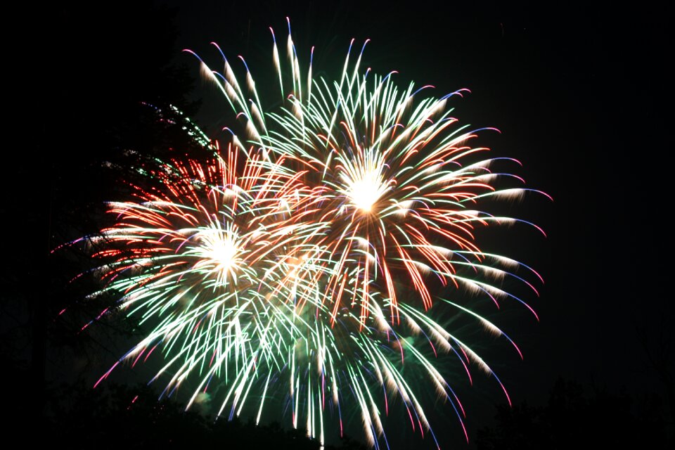 July 4th america explosion