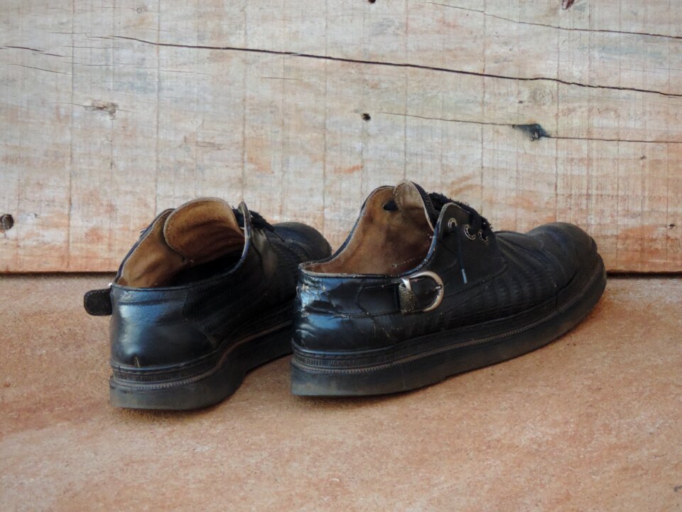 Shoe pair of shoes wood