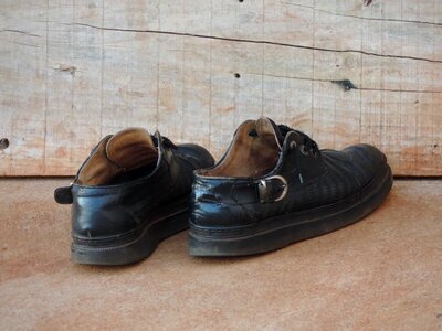 Shoe pair of shoes wood