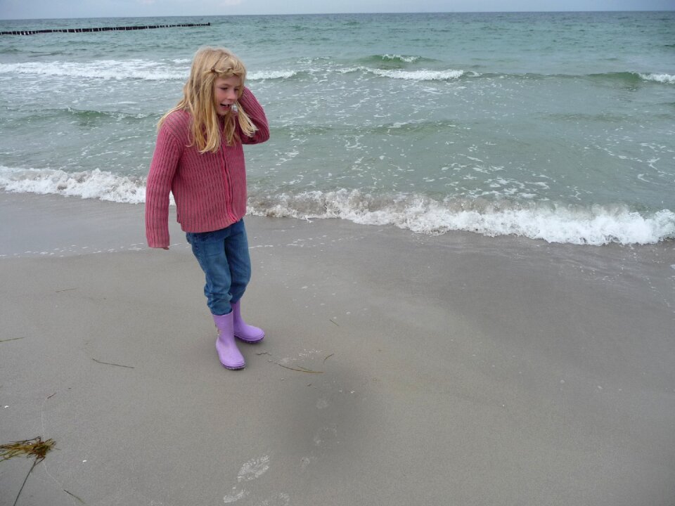 Rubber boots beach play