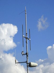 Radio antenna transmission antenna mast photo