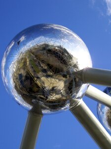 Brussels belgium atomium photo