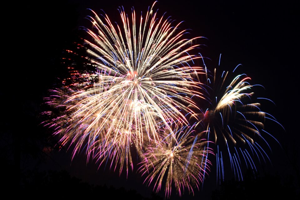 July 4th america explosion